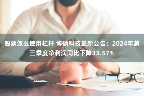 股票怎么使用杠杆 博硕科技最新公告：2024年第三季度净利润同比下降33.57%